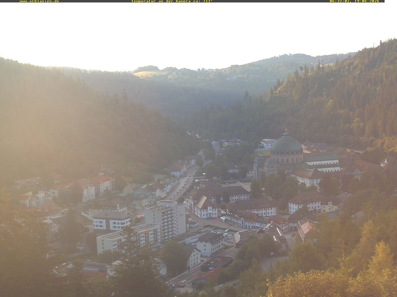 Archiv Foto Webcam Schwarzwald: St. Blasien