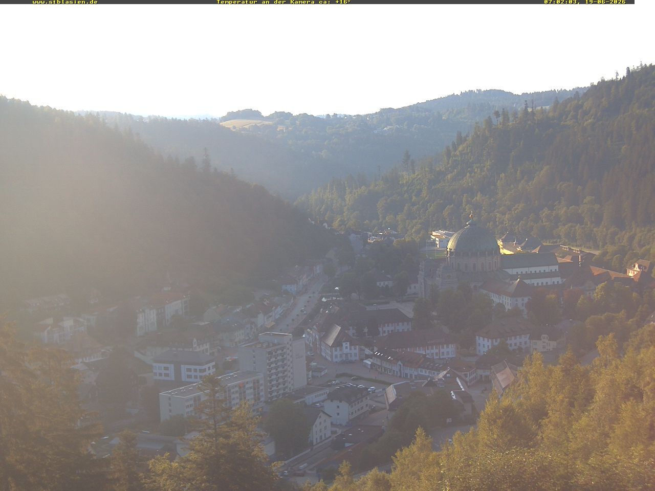 Archiv Foto Webcam Schwarzwald: St. Blasien