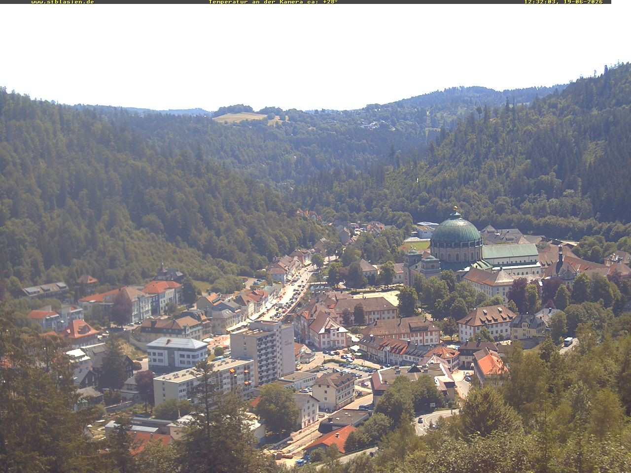 Archiv Foto Webcam Schwarzwald: St. Blasien