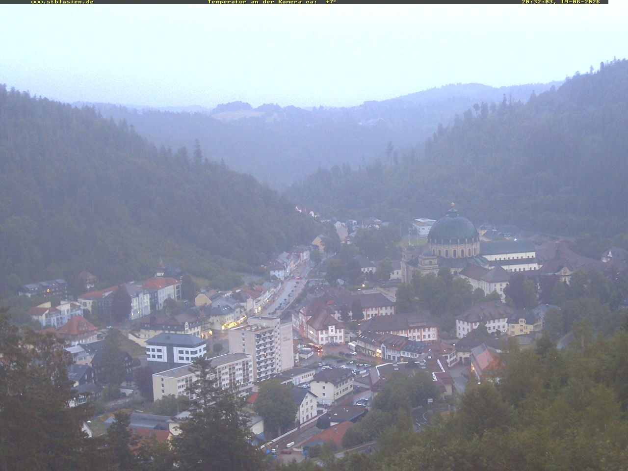 Archiv Foto Webcam Schwarzwald: St. Blasien