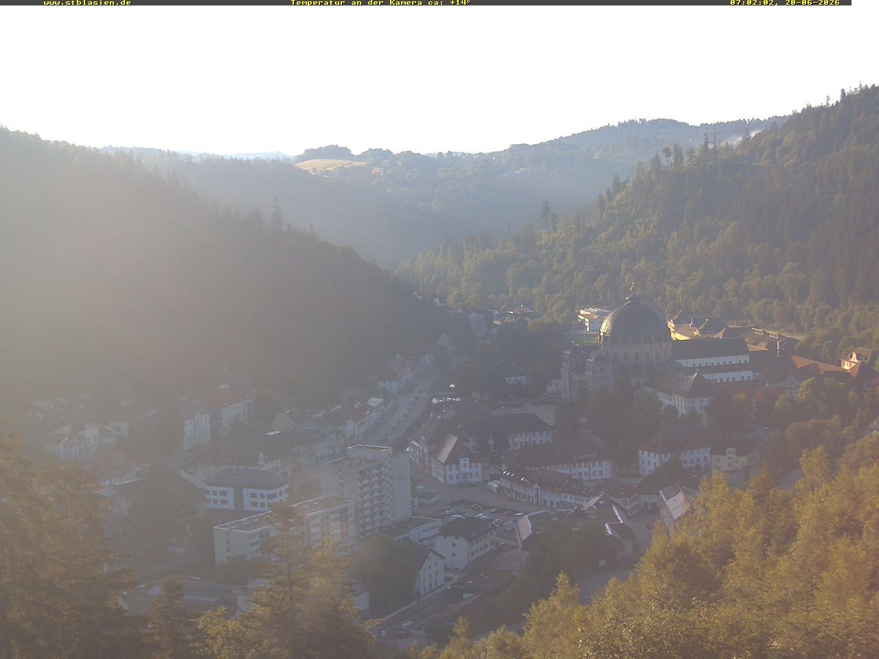 Archiv Foto Webcam Schwarzwald: St. Blasien