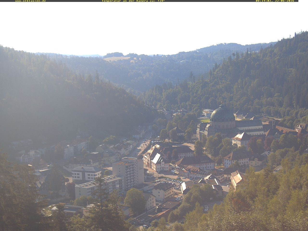 Archiv Foto Webcam Schwarzwald: St. Blasien