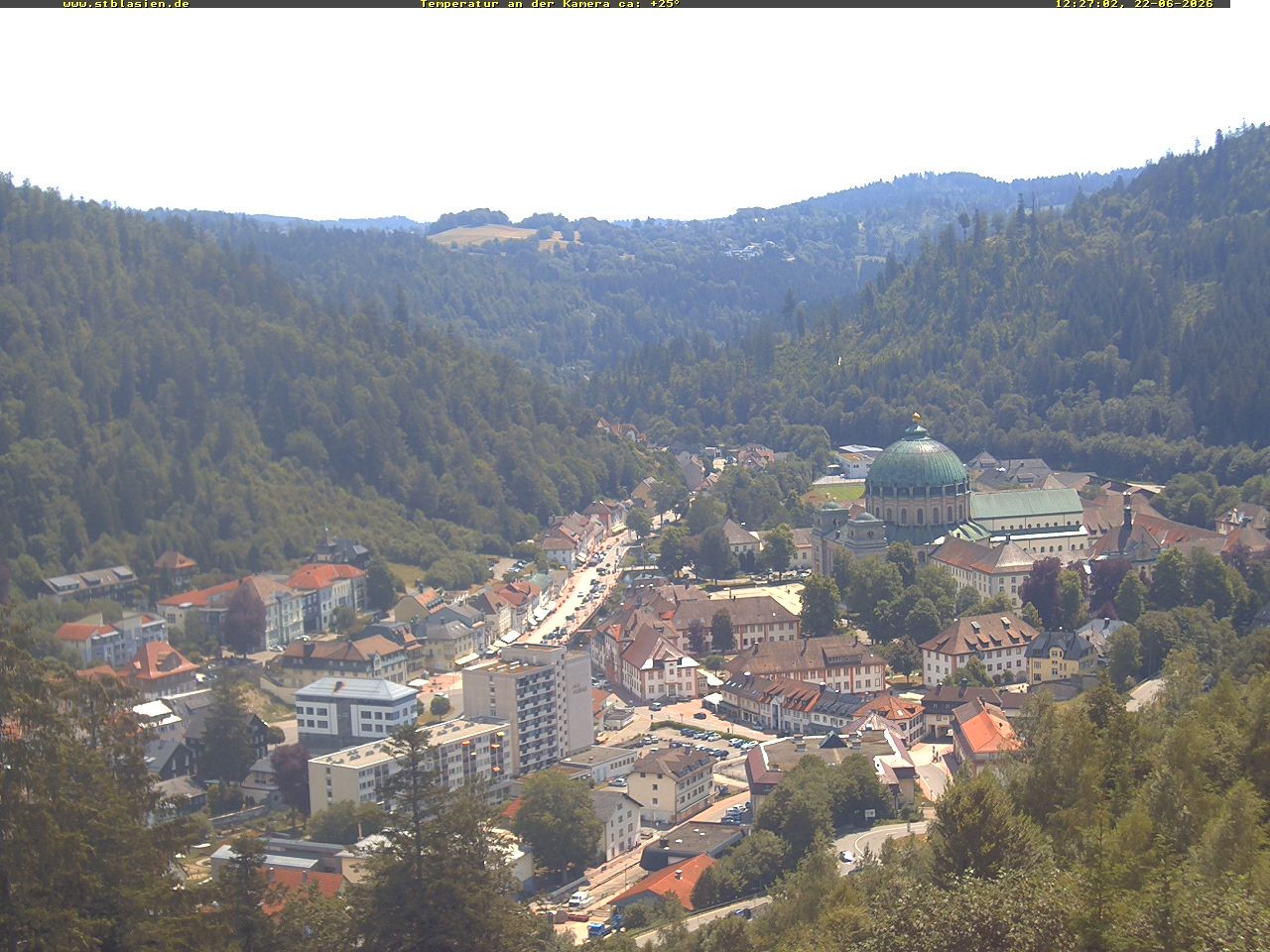 Archiv Foto Webcam Schwarzwald: St. Blasien