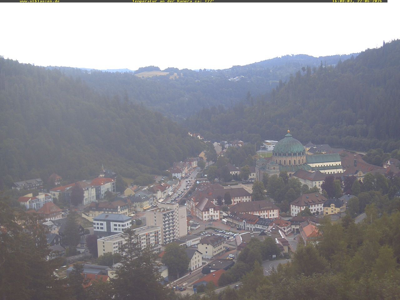 Archiv Foto Webcam Schwarzwald: St. Blasien