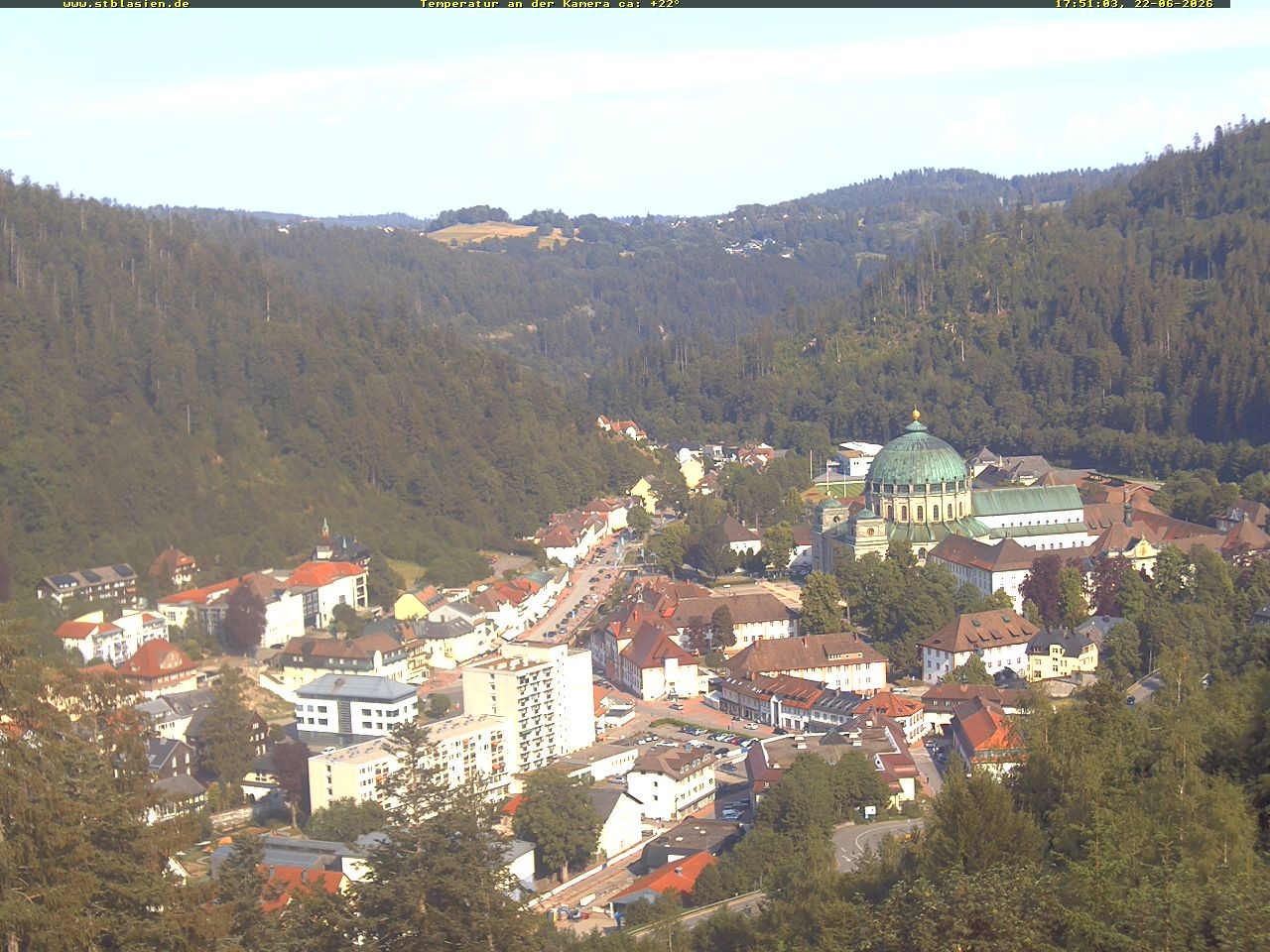 Archiv Foto Webcam Schwarzwald: St. Blasien