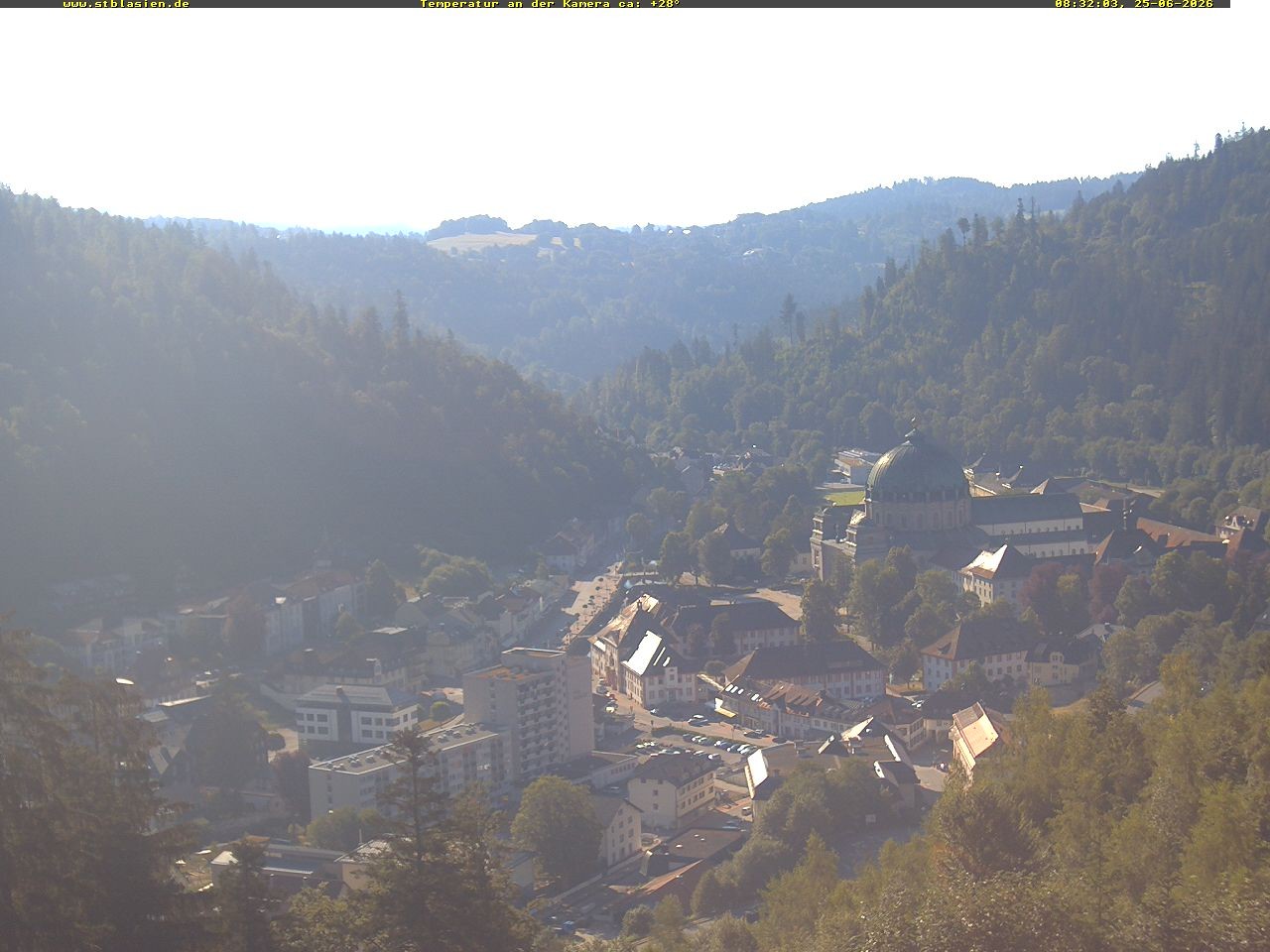 Archiv Foto Webcam Schwarzwald: St. Blasien