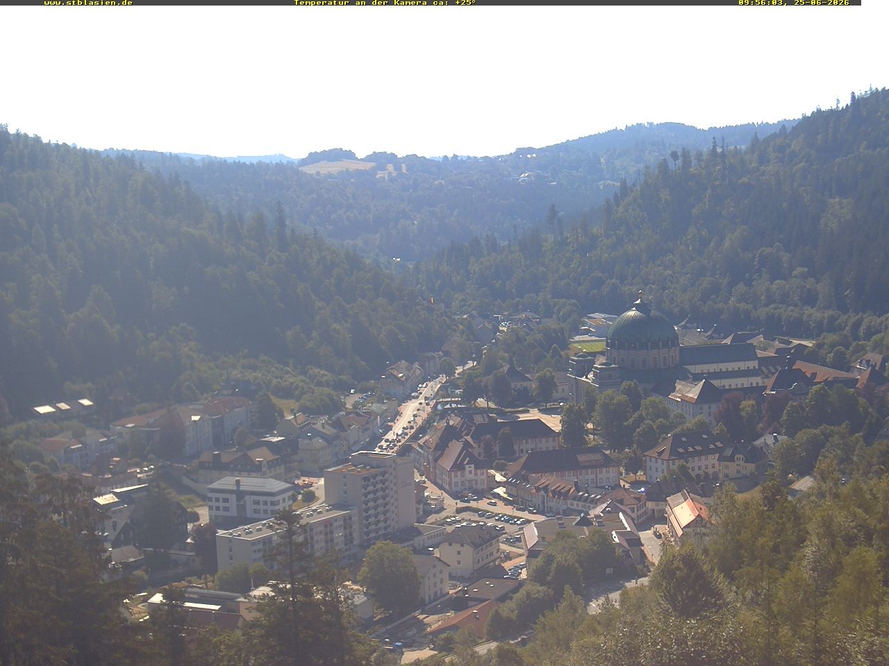 Archiv Foto Webcam Schwarzwald: St. Blasien