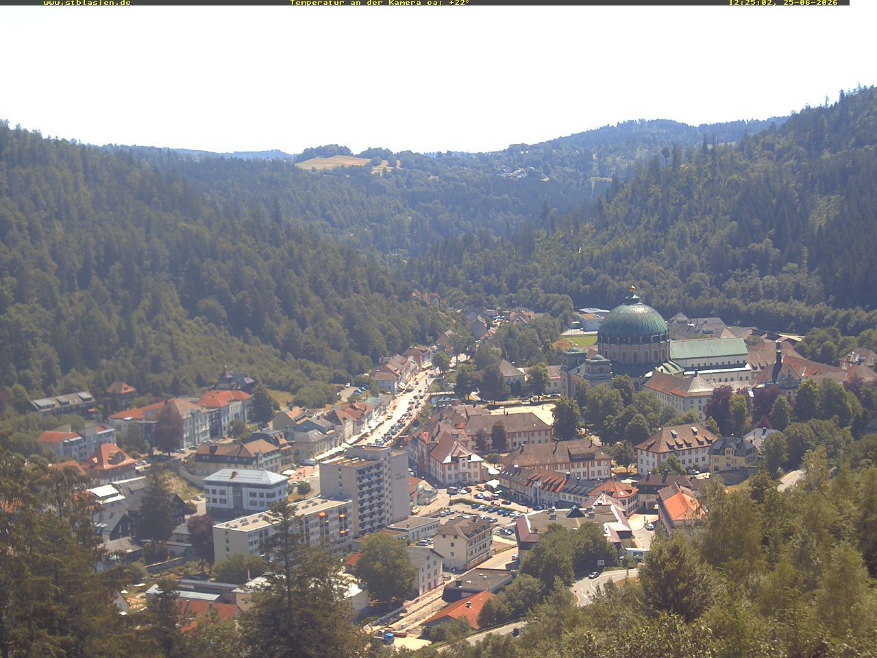 Archiv Foto Webcam Schwarzwald: St. Blasien