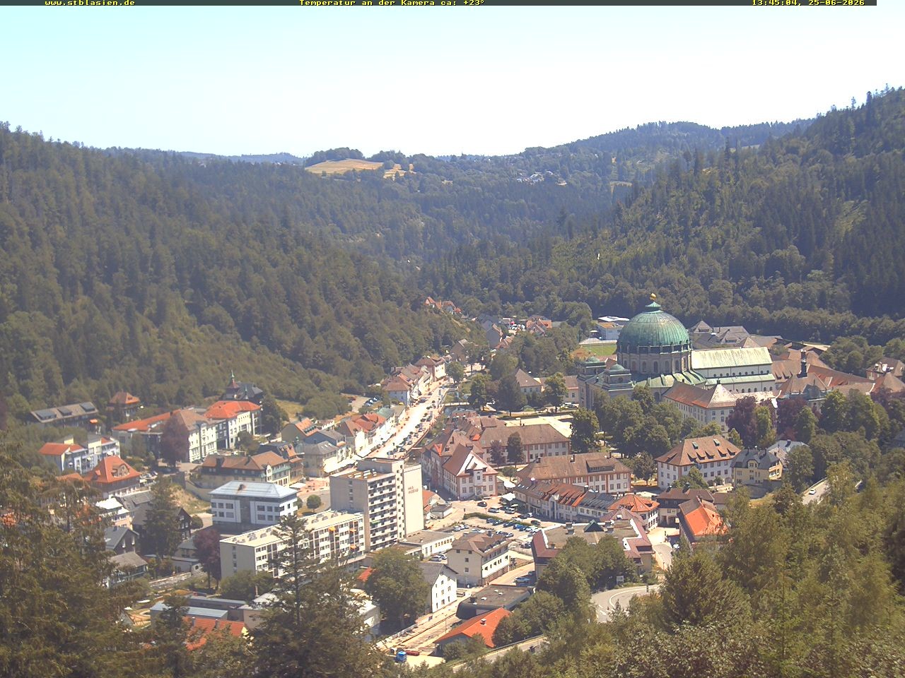 Archiv Foto Webcam Schwarzwald: St. Blasien
