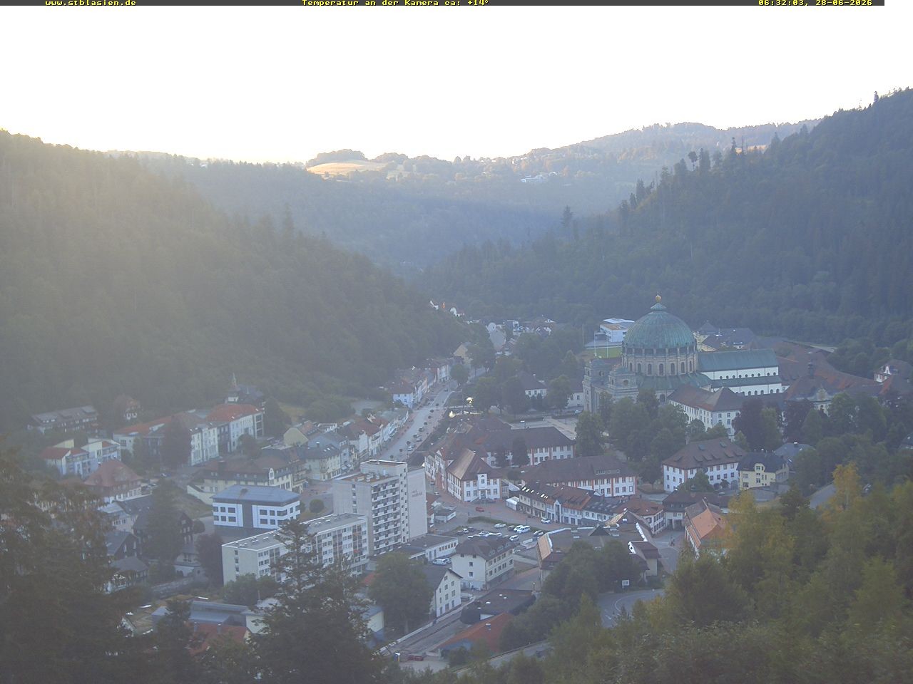 Archiv Foto Webcam Schwarzwald: St. Blasien