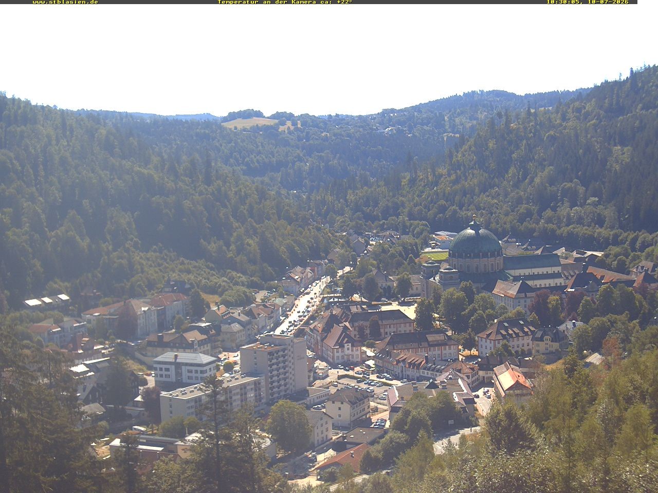 Archiv Foto Webcam Schwarzwald: St. Blasien