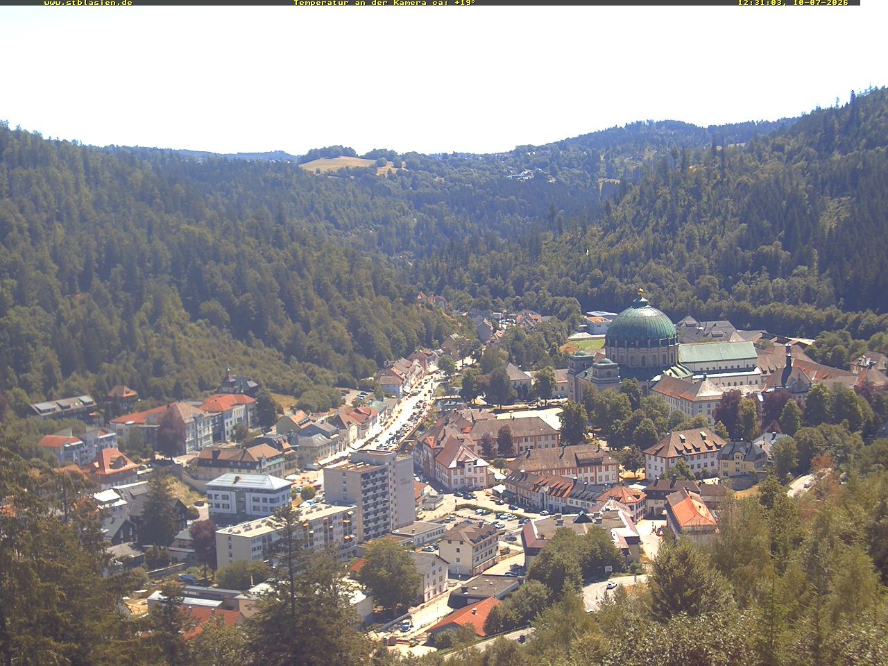 Archiv Foto Webcam Schwarzwald: St. Blasien