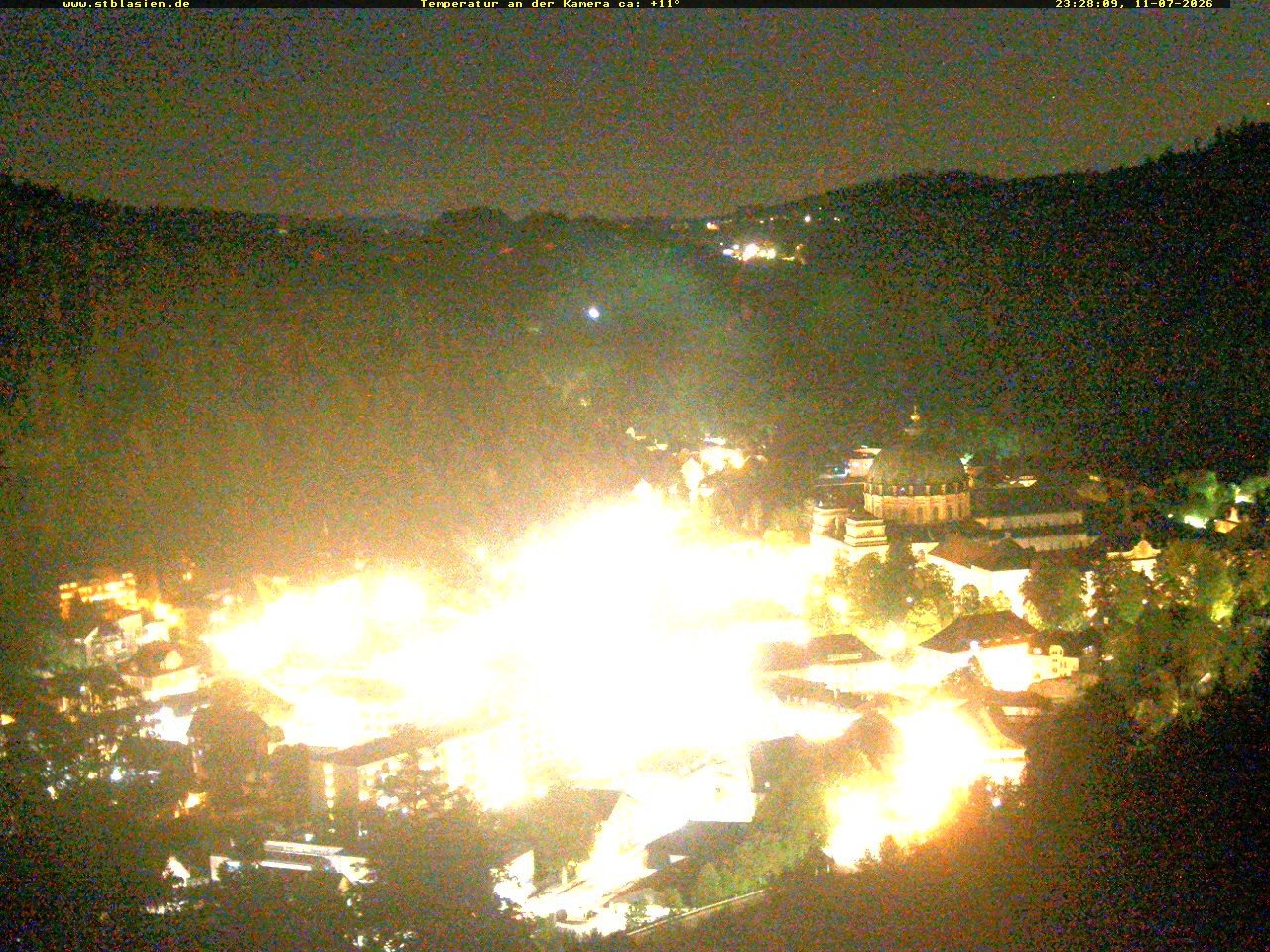 Archived image Webcam Black Forest: St. Blasien