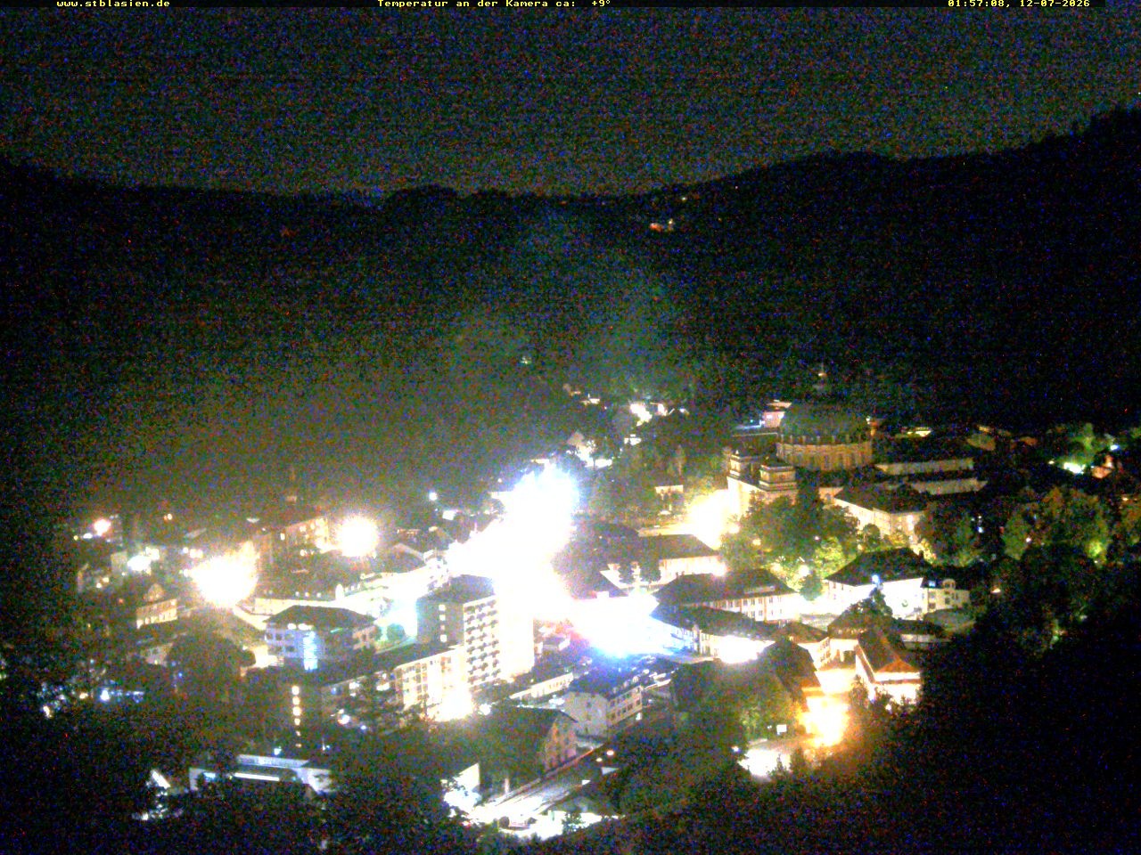 Archived image Webcam Black Forest: St. Blasien