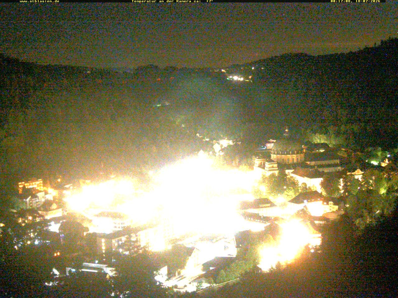 Archived image Webcam Black Forest: St. Blasien