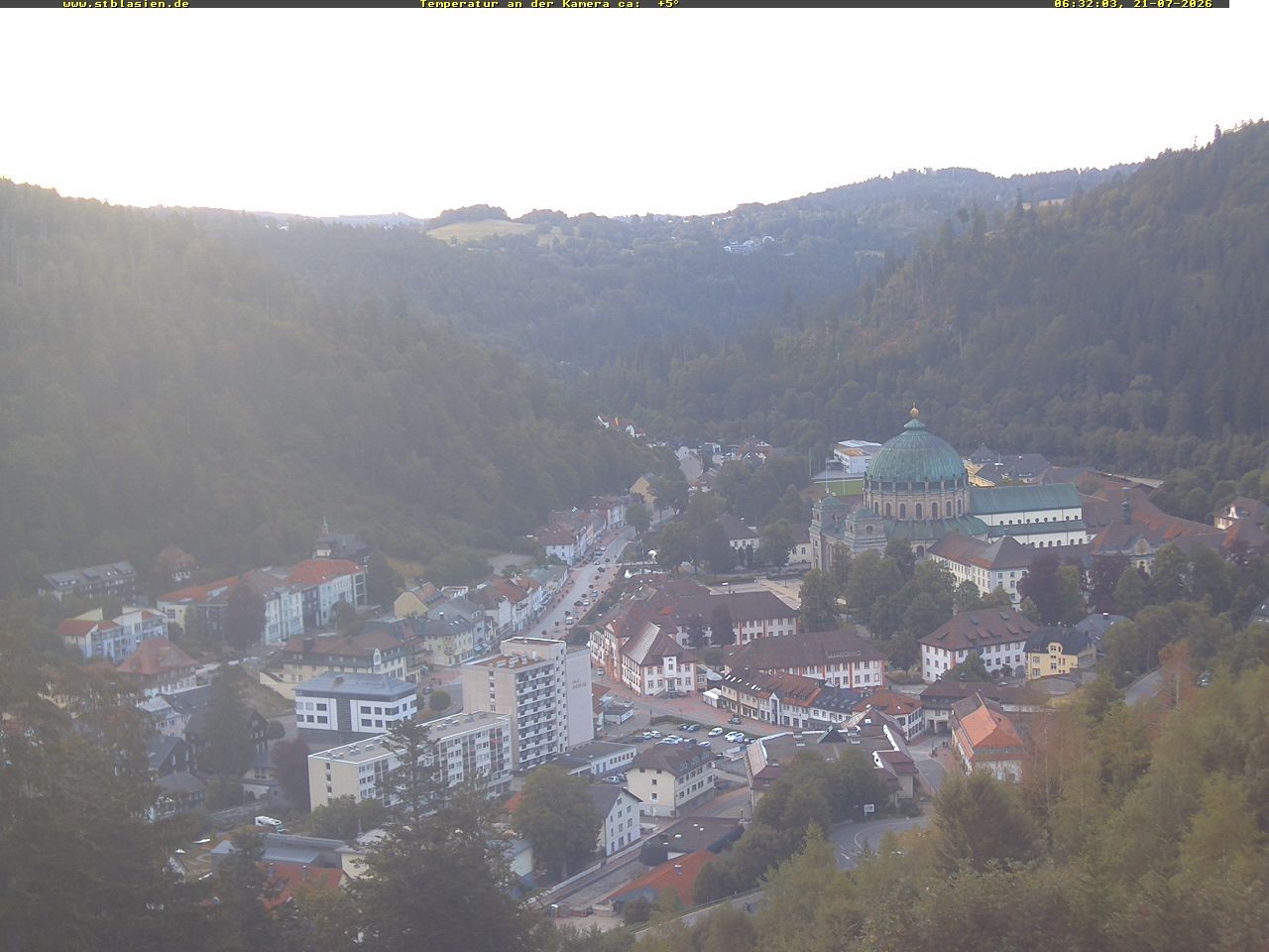 Archiv Foto Webcam Schwarzwald: St. Blasien