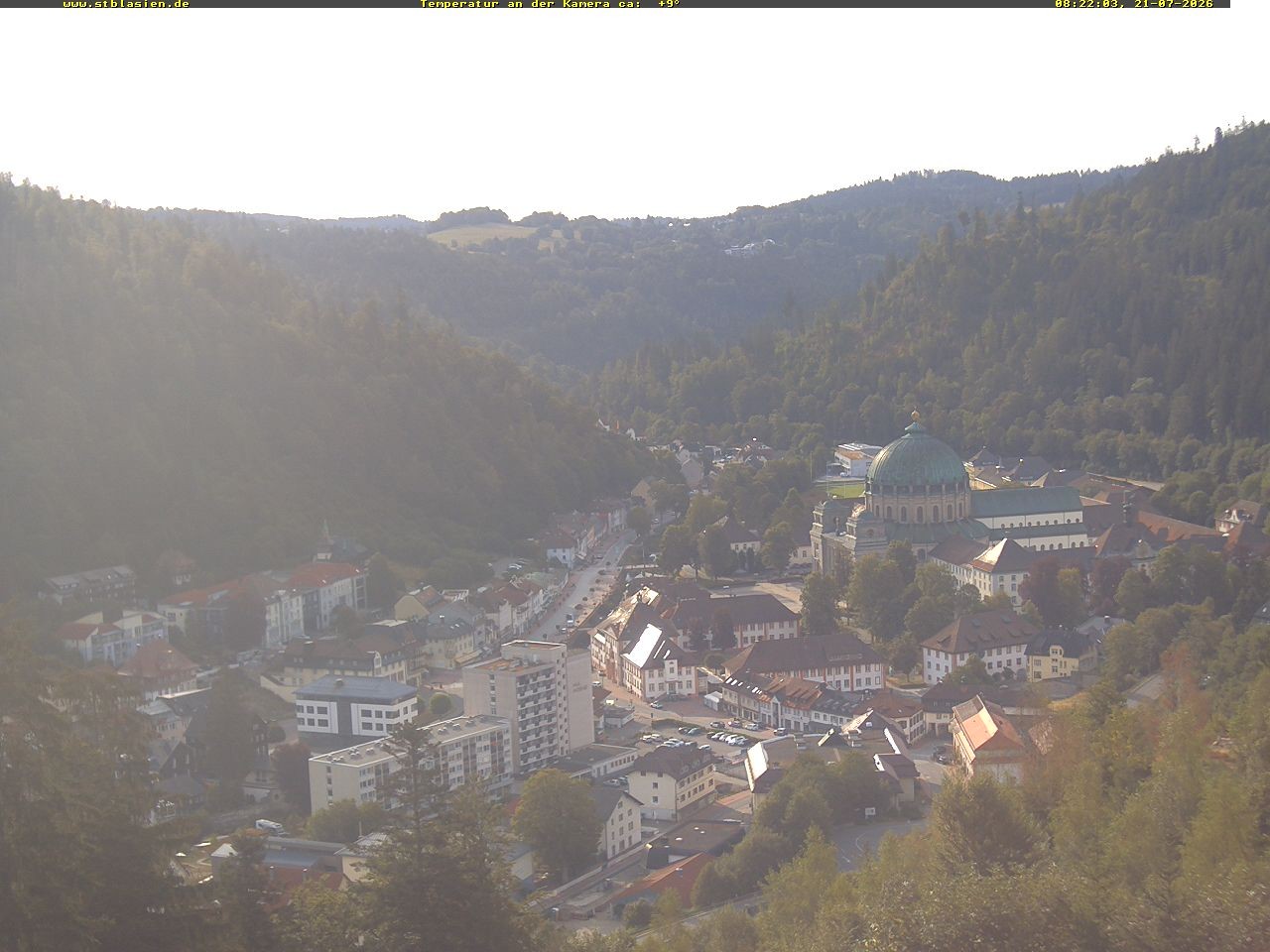 Archiv Foto Webcam Schwarzwald: St. Blasien