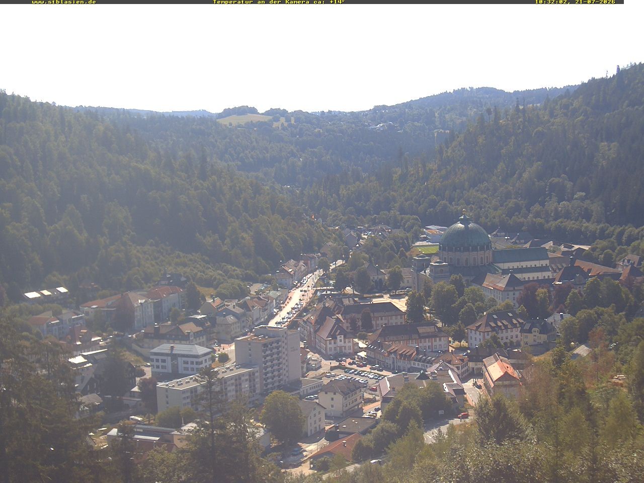 Archiv Foto Webcam Schwarzwald: St. Blasien