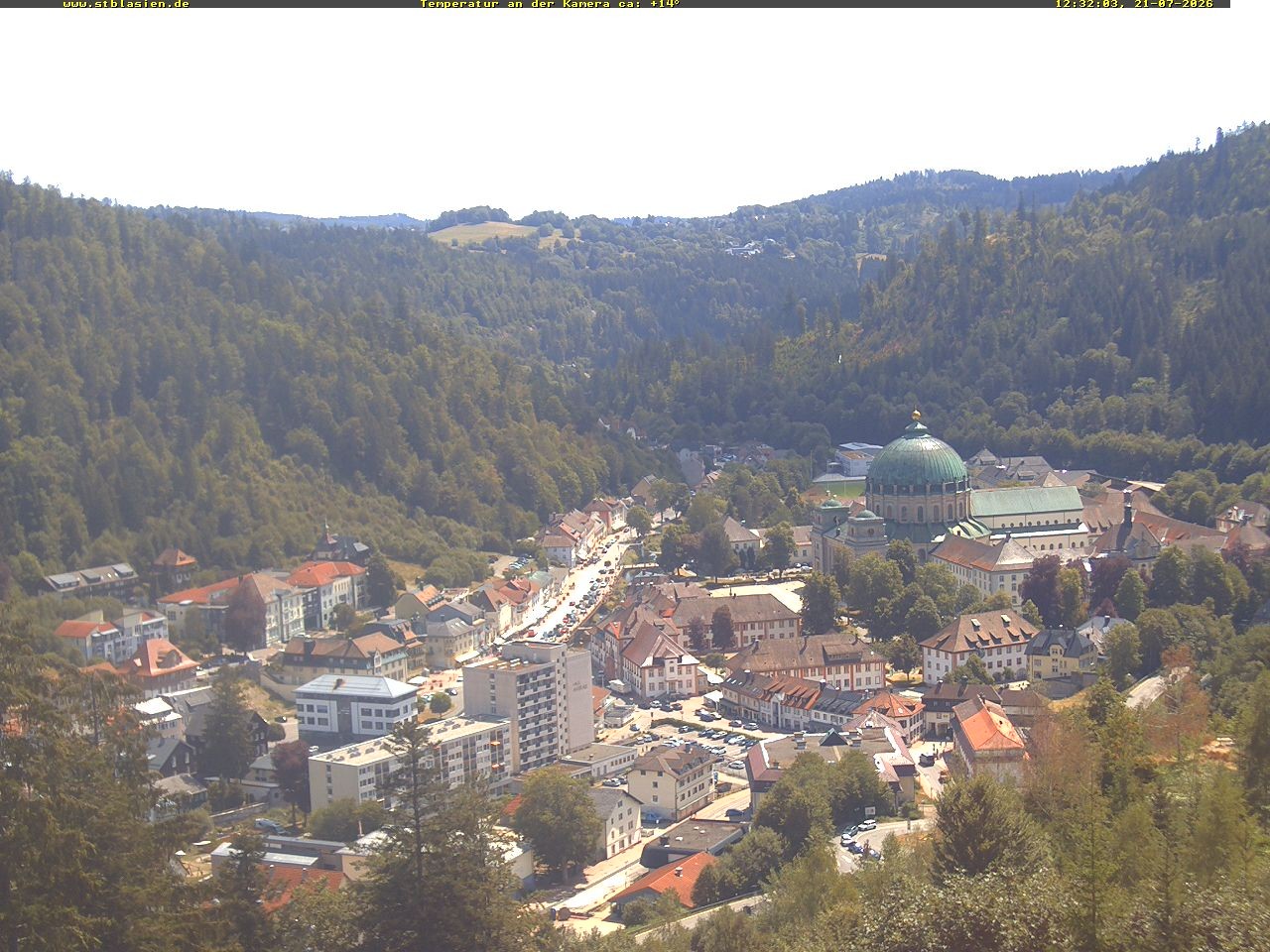 Archiv Foto Webcam Schwarzwald: St. Blasien
