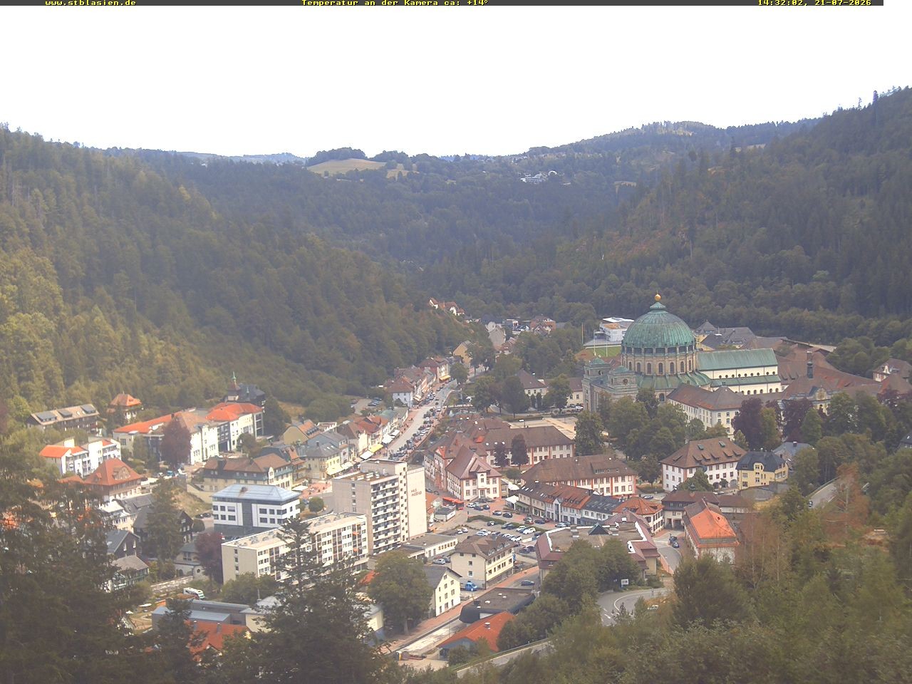 Archiv Foto Webcam Schwarzwald: St. Blasien