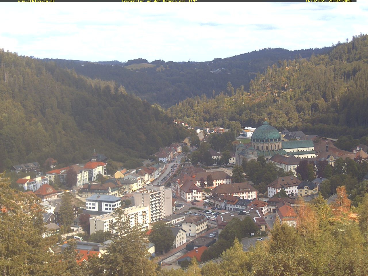 Archiv Foto Webcam Schwarzwald: St. Blasien