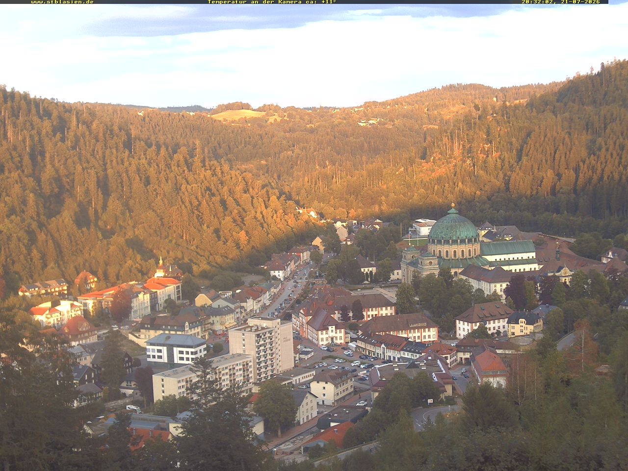 Archiv Foto Webcam Schwarzwald: St. Blasien