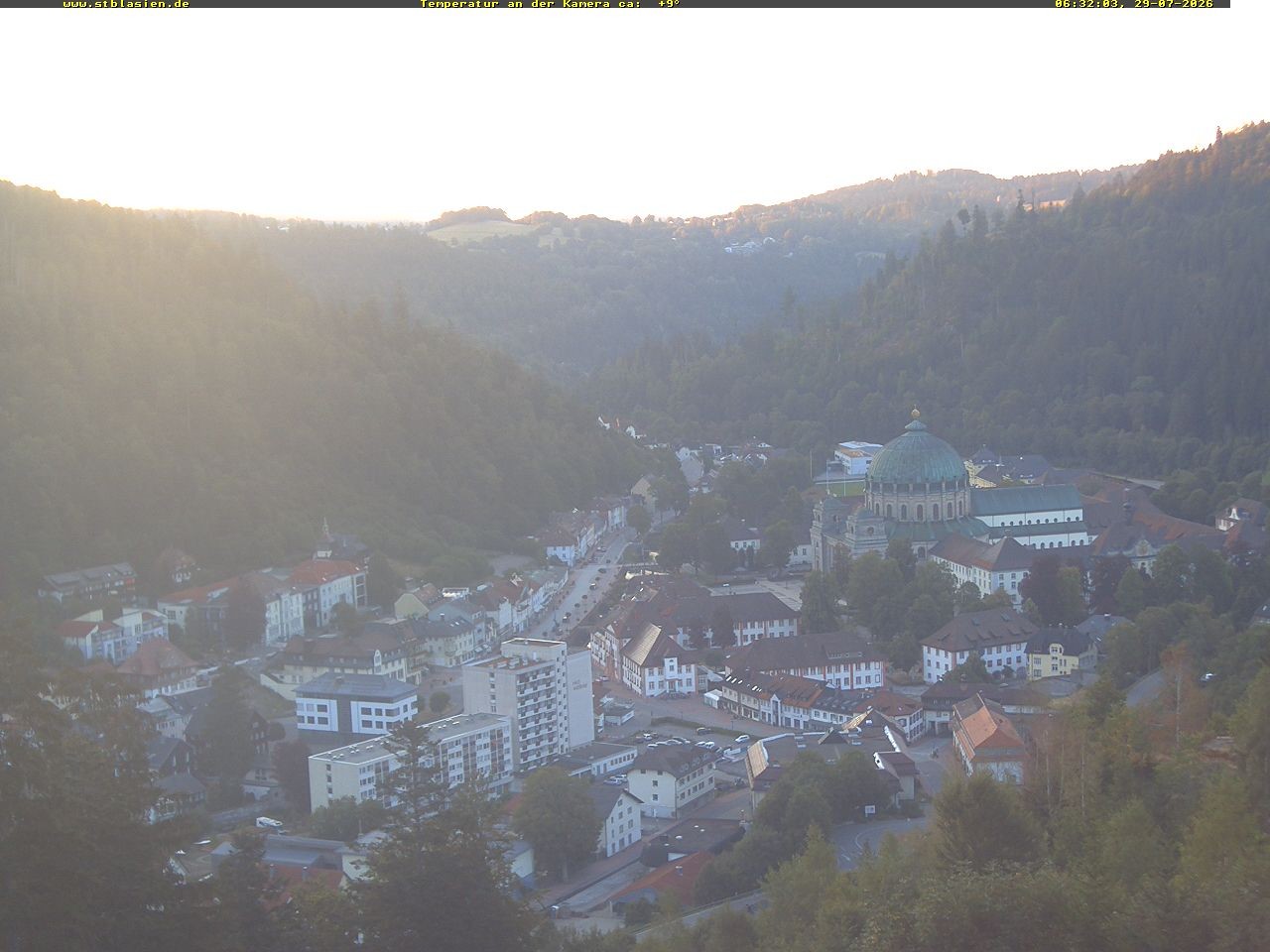Archiv Foto Webcam Schwarzwald: St. Blasien