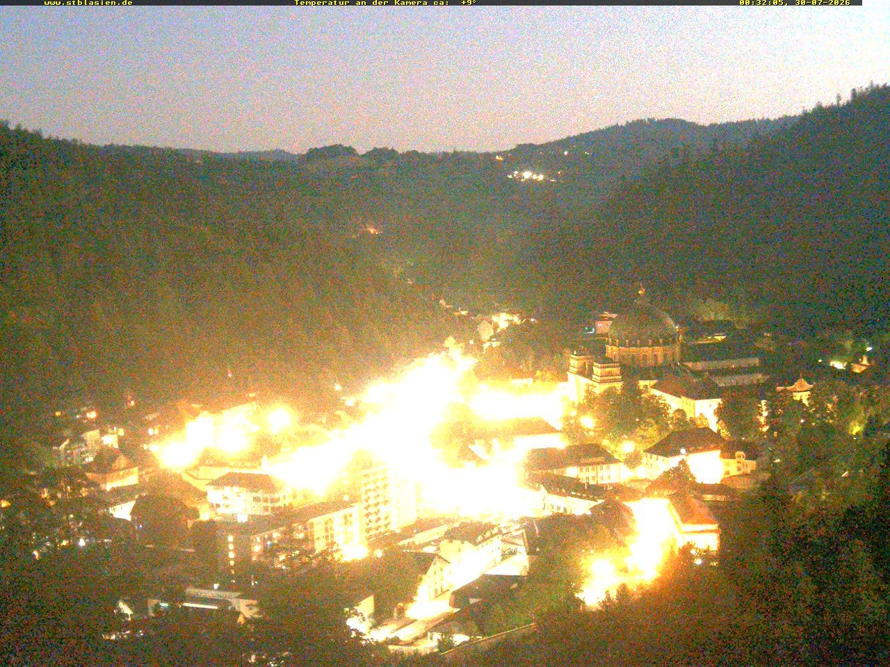 Archived image Webcam Black Forest: St. Blasien