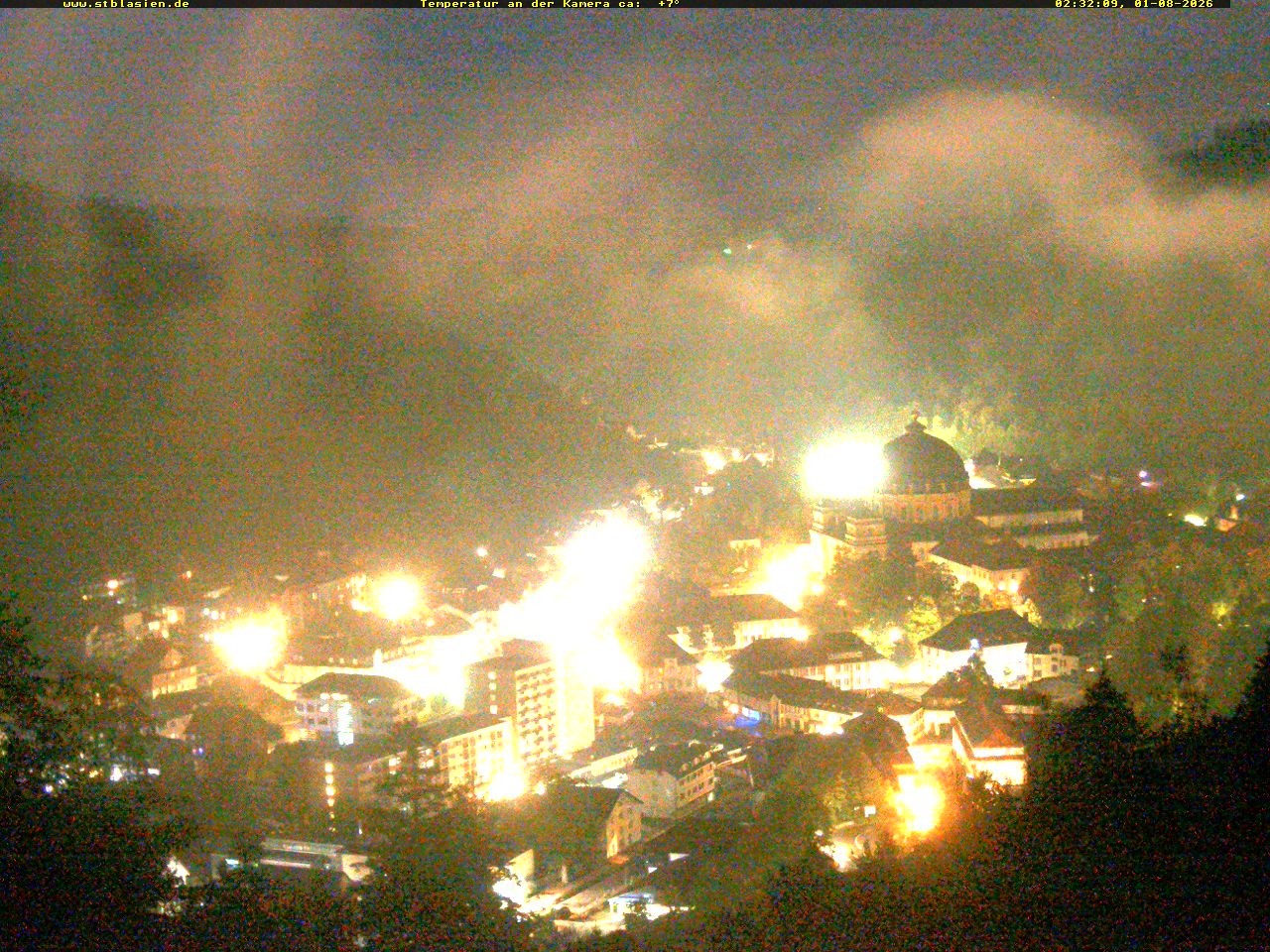 Archiv Foto Webcam Schwarzwald: St. Blasien