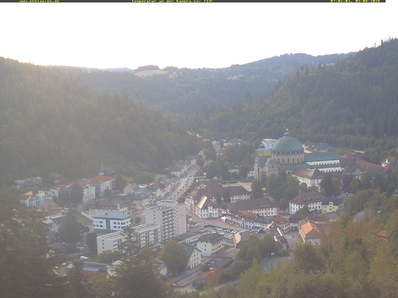 Archiv Foto Webcam Schwarzwald: St. Blasien