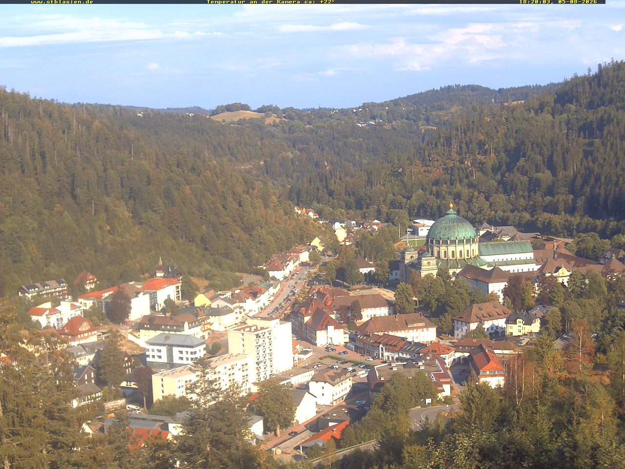 Archiv Foto Webcam Schwarzwald: St. Blasien