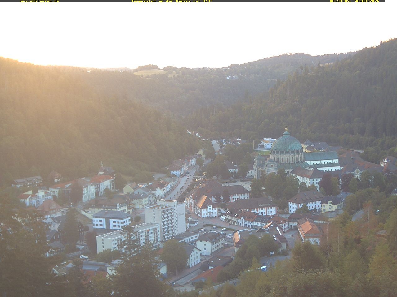Archiv Foto Webcam Schwarzwald: St. Blasien