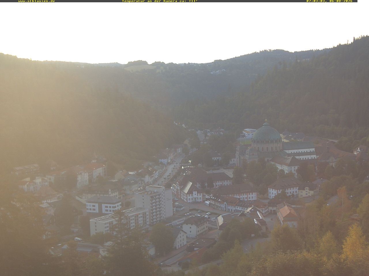 Archiv Foto Webcam Schwarzwald: St. Blasien