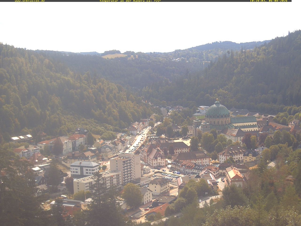 Archiv Foto Webcam Schwarzwald: St. Blasien