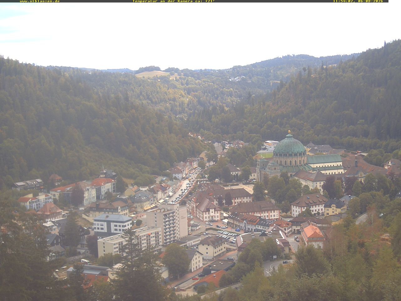 Archiv Foto Webcam Schwarzwald: St. Blasien