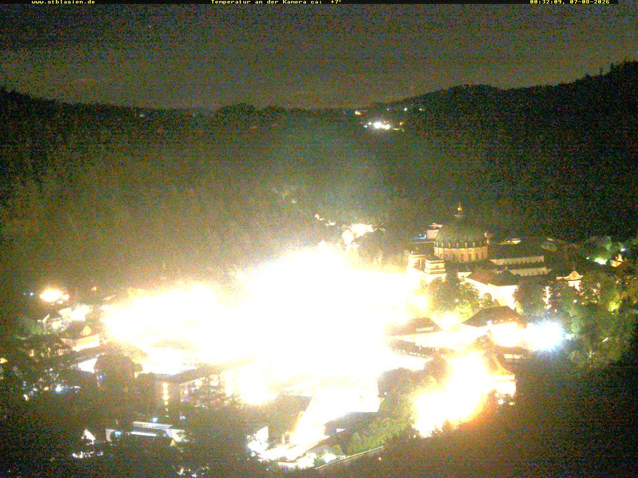 Archived image Webcam Black Forest: St. Blasien