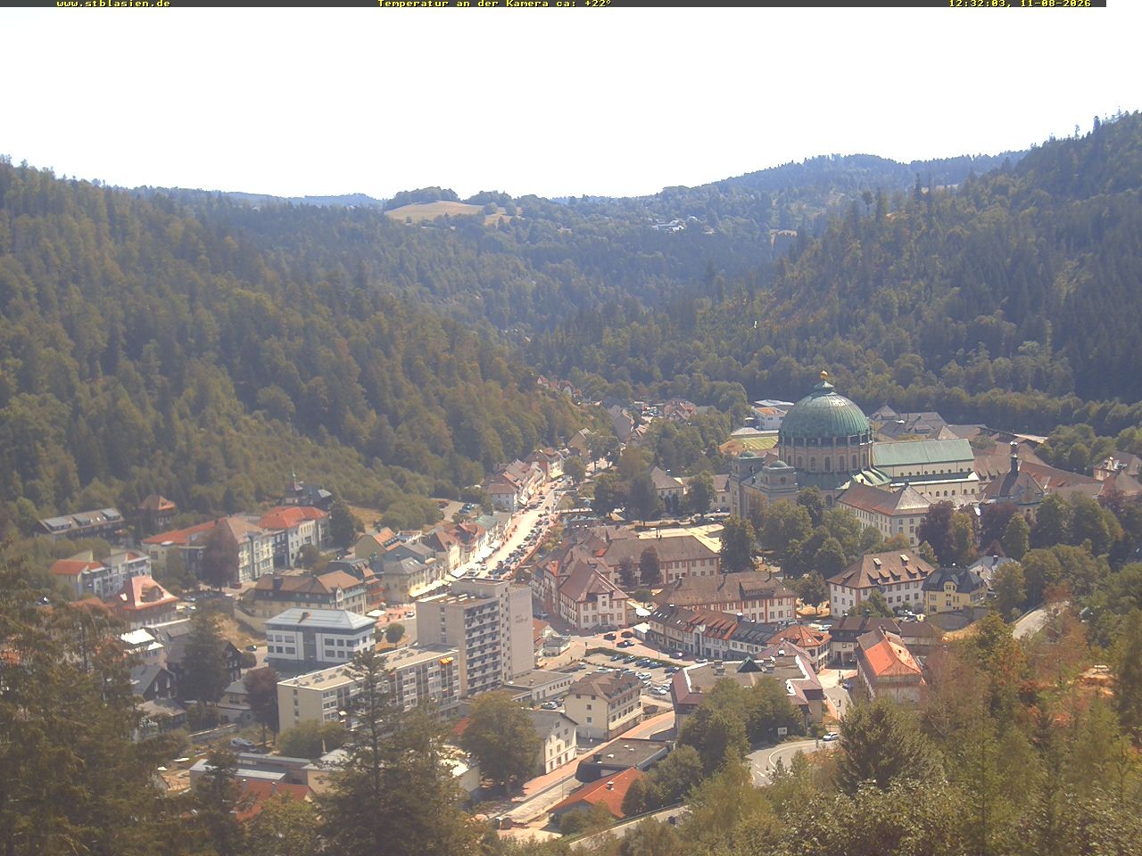 Archiv Foto Webcam Schwarzwald: St. Blasien