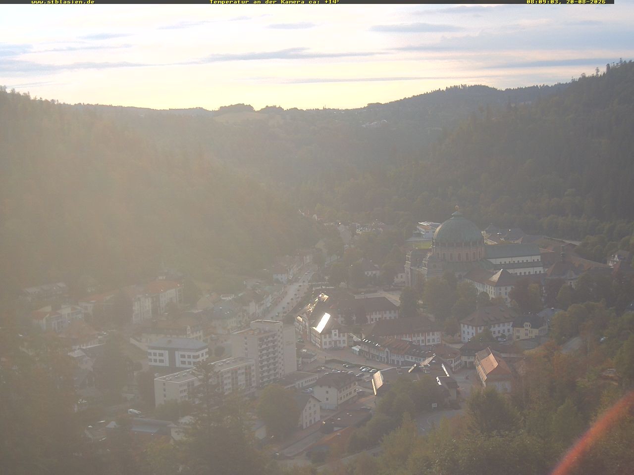 Archiv Foto Webcam Schwarzwald: St. Blasien