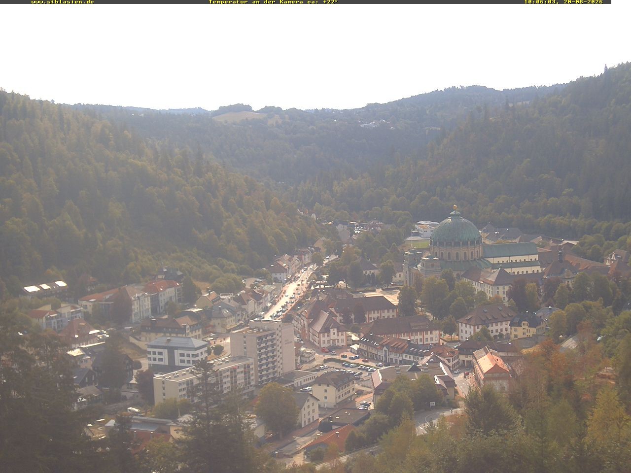 Archiv Foto Webcam Schwarzwald: St. Blasien