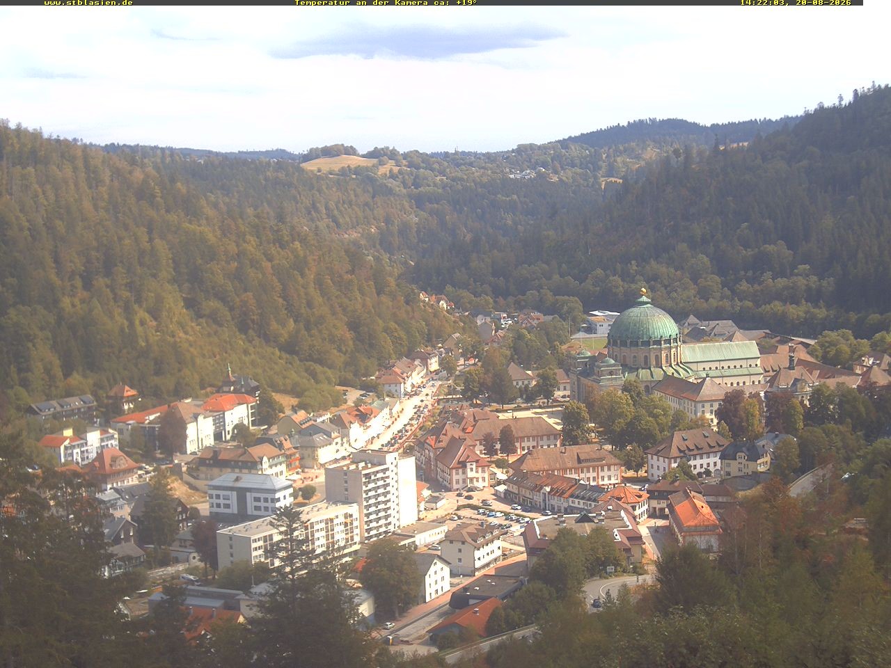 Archiv Foto Webcam Schwarzwald: St. Blasien