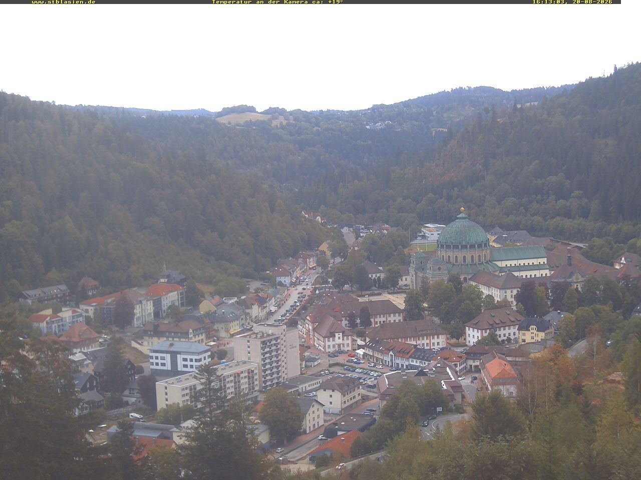 Archiv Foto Webcam Schwarzwald: St. Blasien