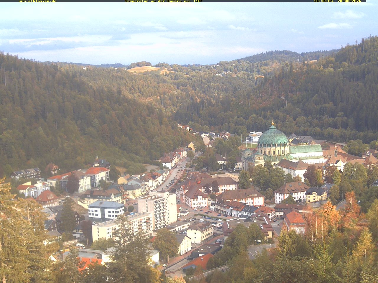Archiv Foto Webcam Schwarzwald: St. Blasien