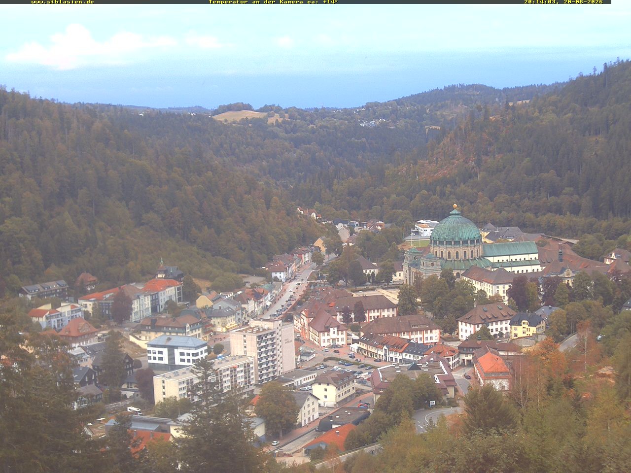Archiv Foto Webcam Schwarzwald: St. Blasien