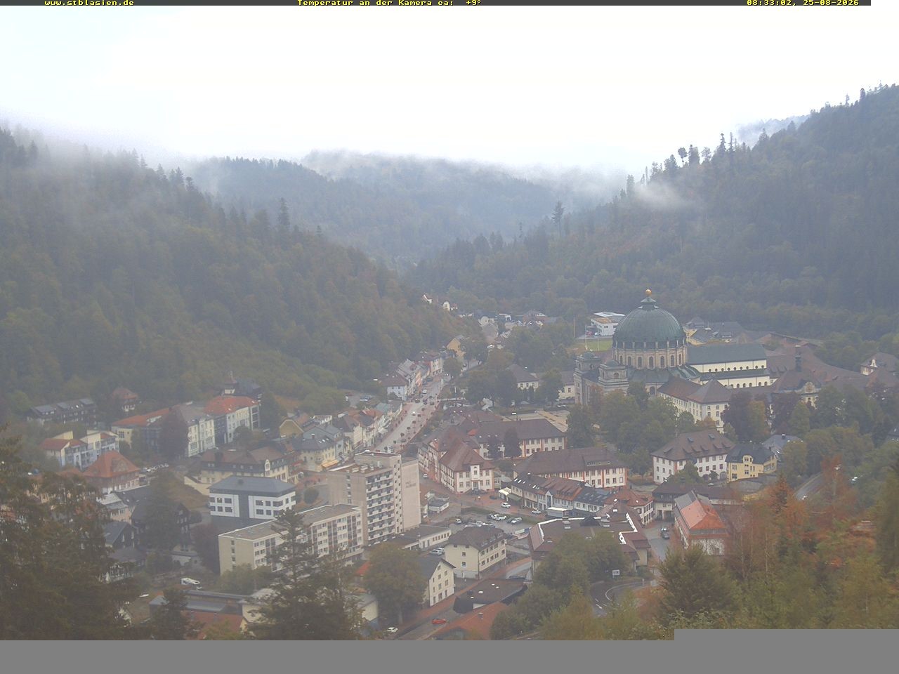 Archiv Foto Webcam Schwarzwald: St. Blasien