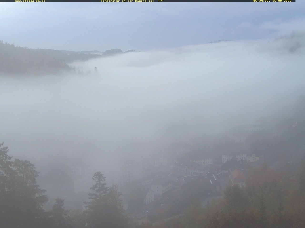 Archiv Foto Webcam Schwarzwald: St. Blasien