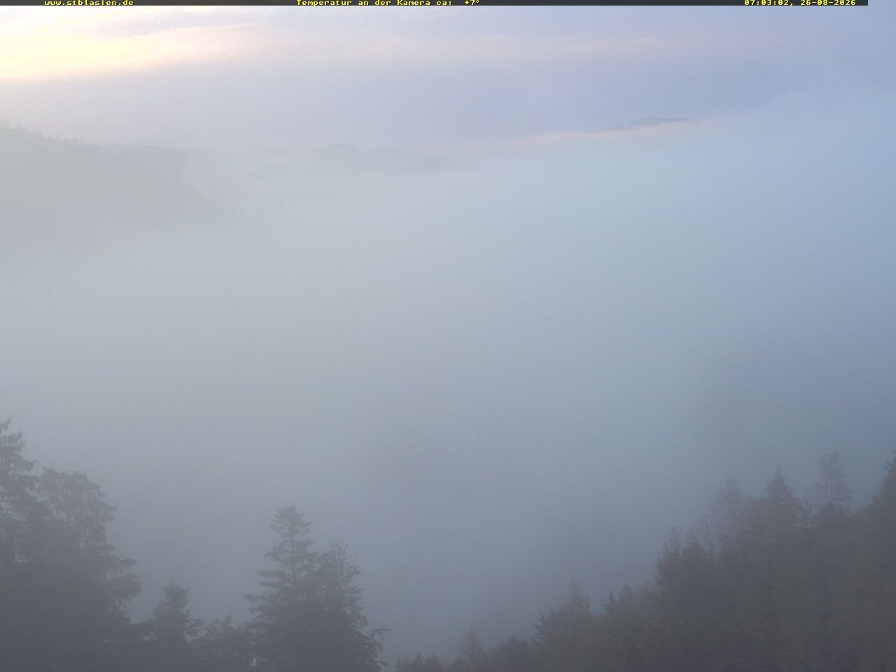Archiv Foto Webcam Schwarzwald: St. Blasien