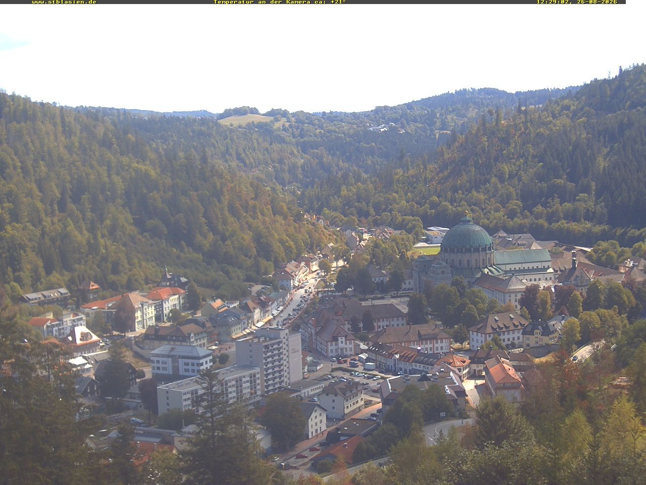 Archiv Foto Webcam Schwarzwald: St. Blasien