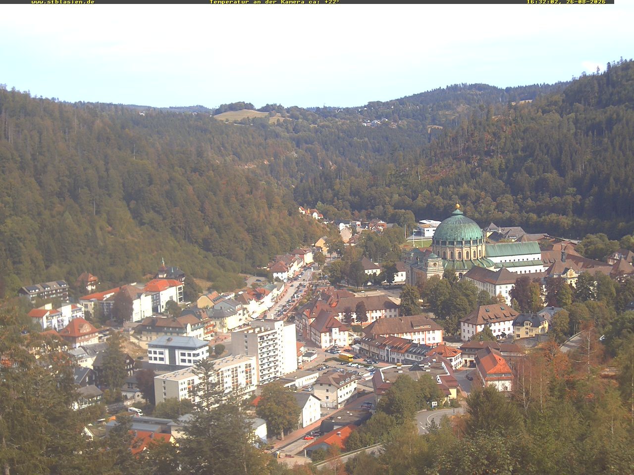 Archiv Foto Webcam Schwarzwald: St. Blasien