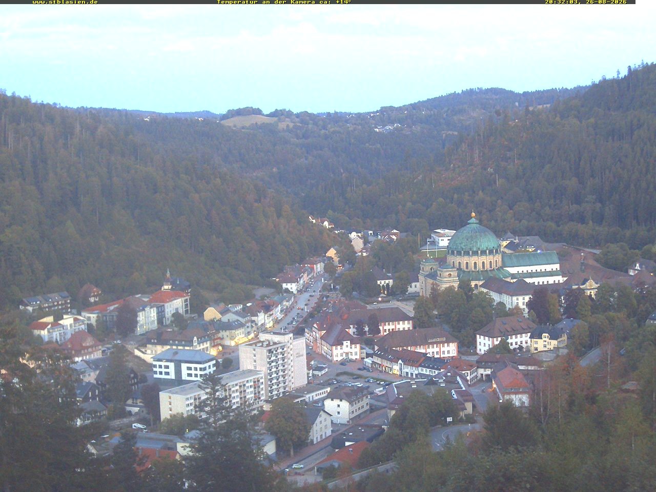 Archiv Foto Webcam Schwarzwald: St. Blasien