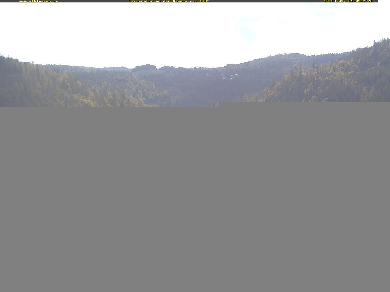 Archived image Webcam Black Forest: St. Blasien